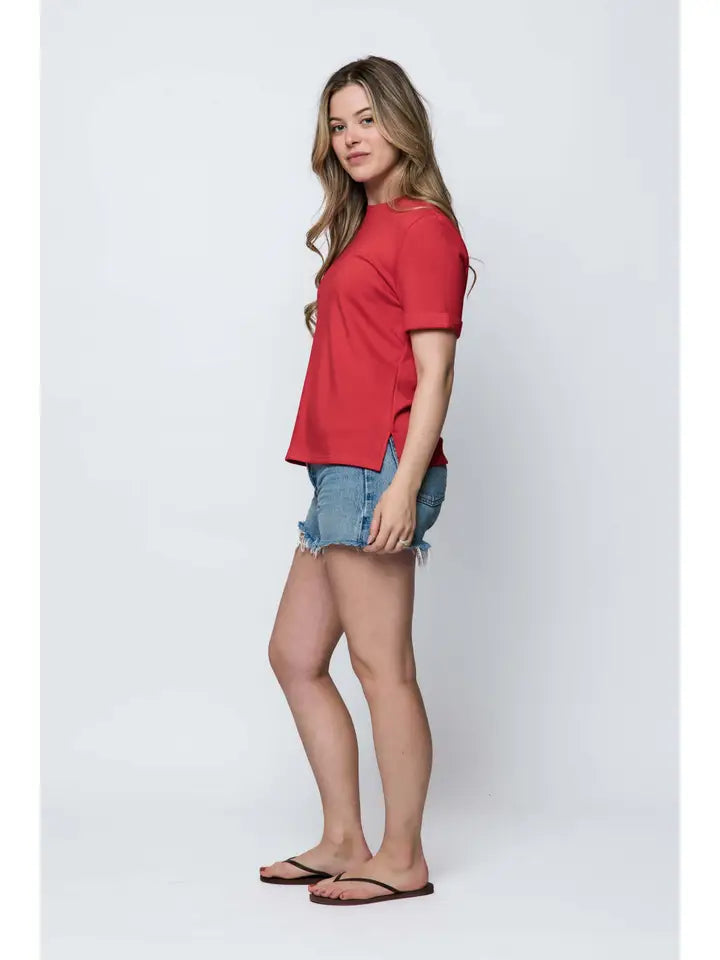 The Jill - Luxe Fleece Tee