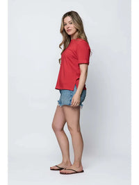 The Jill - Luxe Fleece Tee