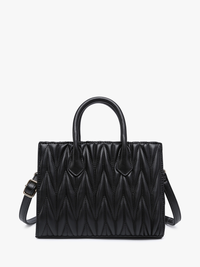 The Arbor Herringbone Satchel