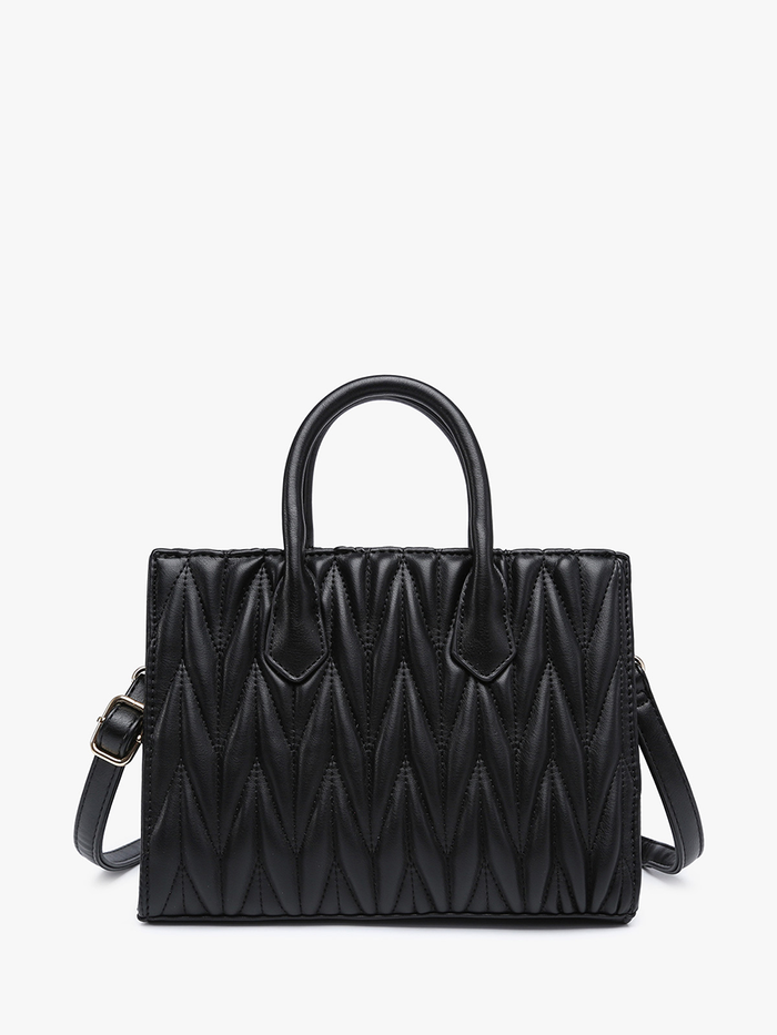The Arbor Herringbone Satchel