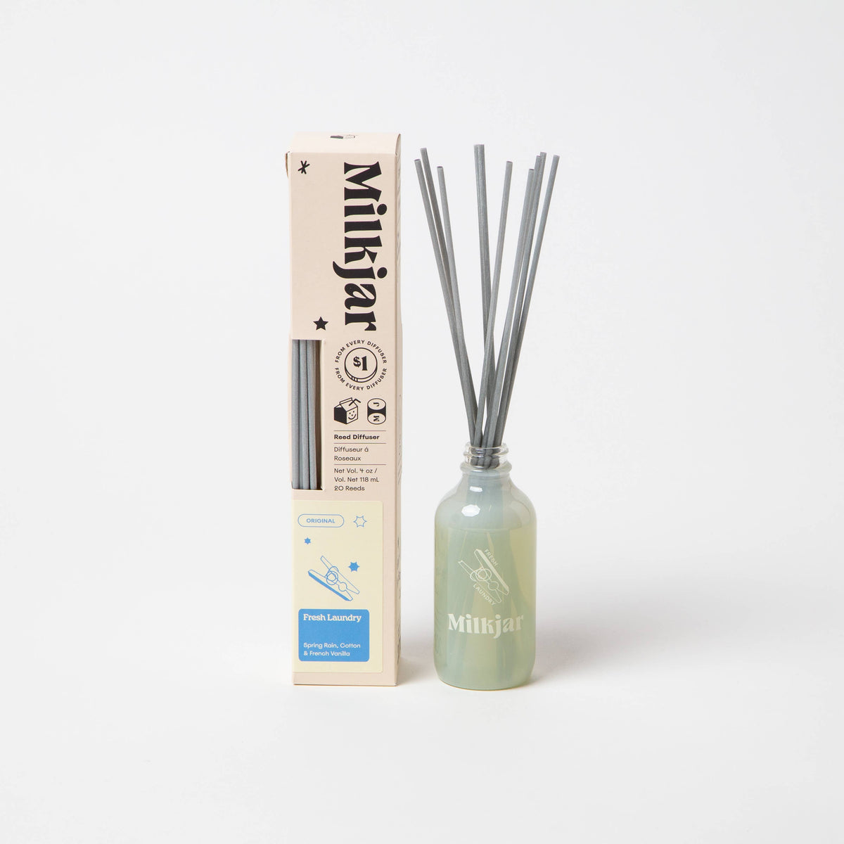 The Fresh Laundry Diffuser - Rain, Cotton & Vanilla