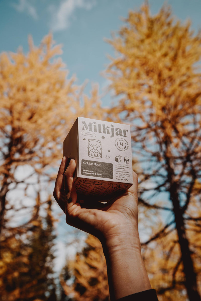 The Golden Hour Candle - Cashmere, Cedarwood