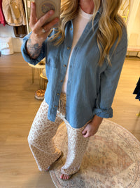 The Perfect Twill Button Up