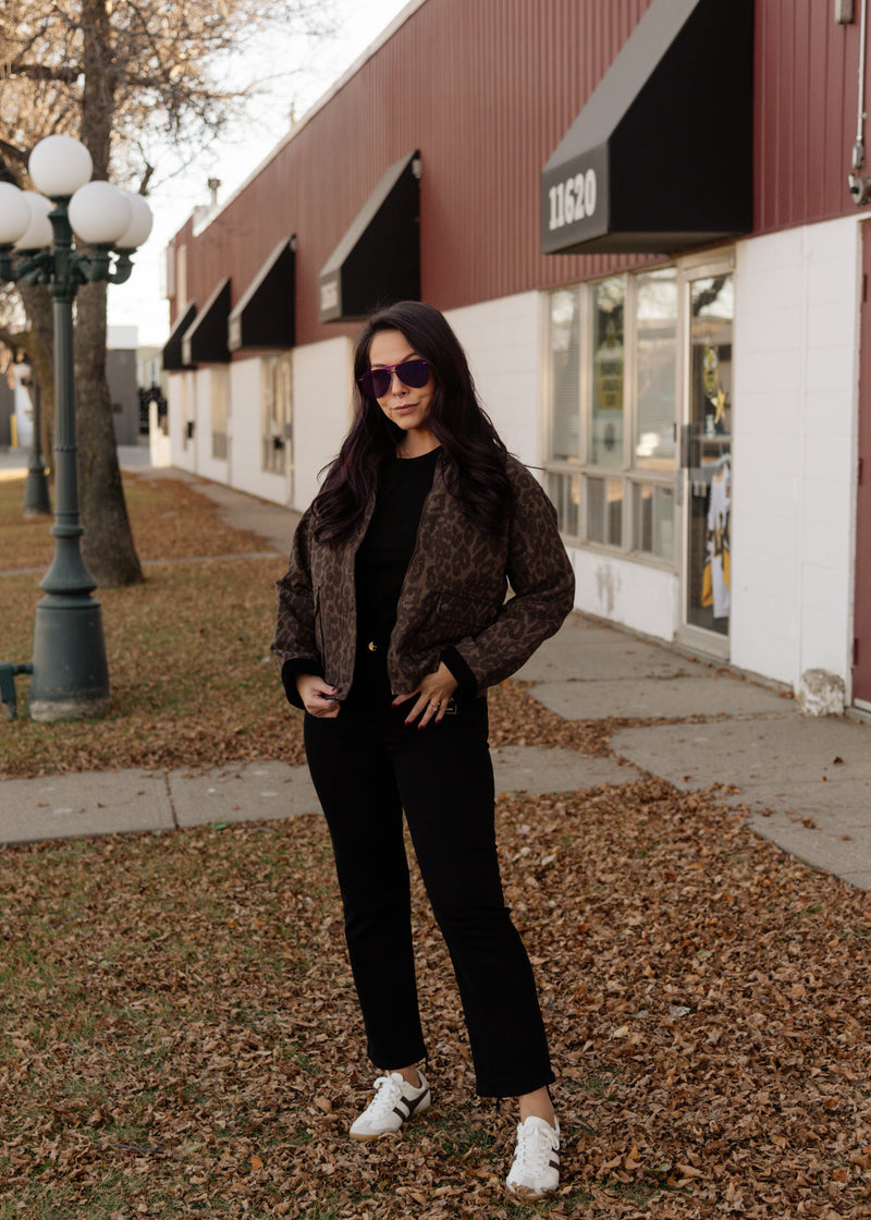The Luca Leopard Jacket