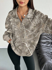 The Stacie Camo Quarter Zip