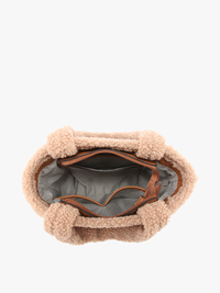 The Helsinki Sherpa Trim Satchel/Crossbody