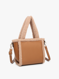 The Helsinki Sherpa Trim Satchel/Crossbody