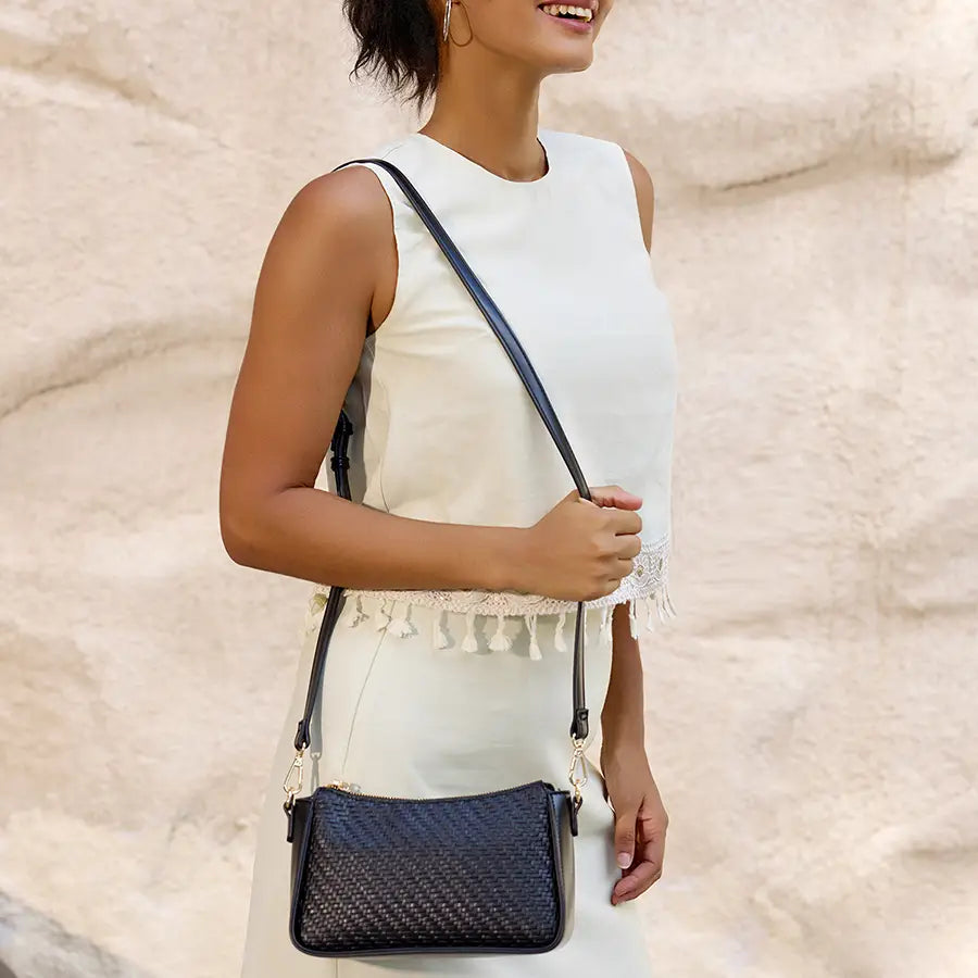The Everlee Woven Crossbody