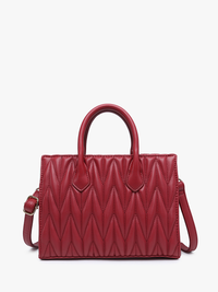 The Arbor Herringbone Satchel