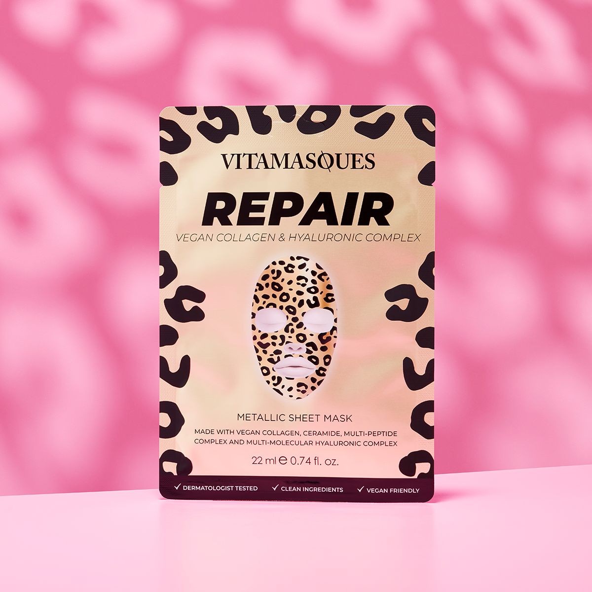 The Repair Vegan Collagen & Gold Metallic Face Sheet Mask