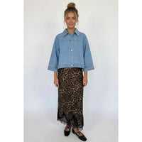 The Lina Leopard Skirt