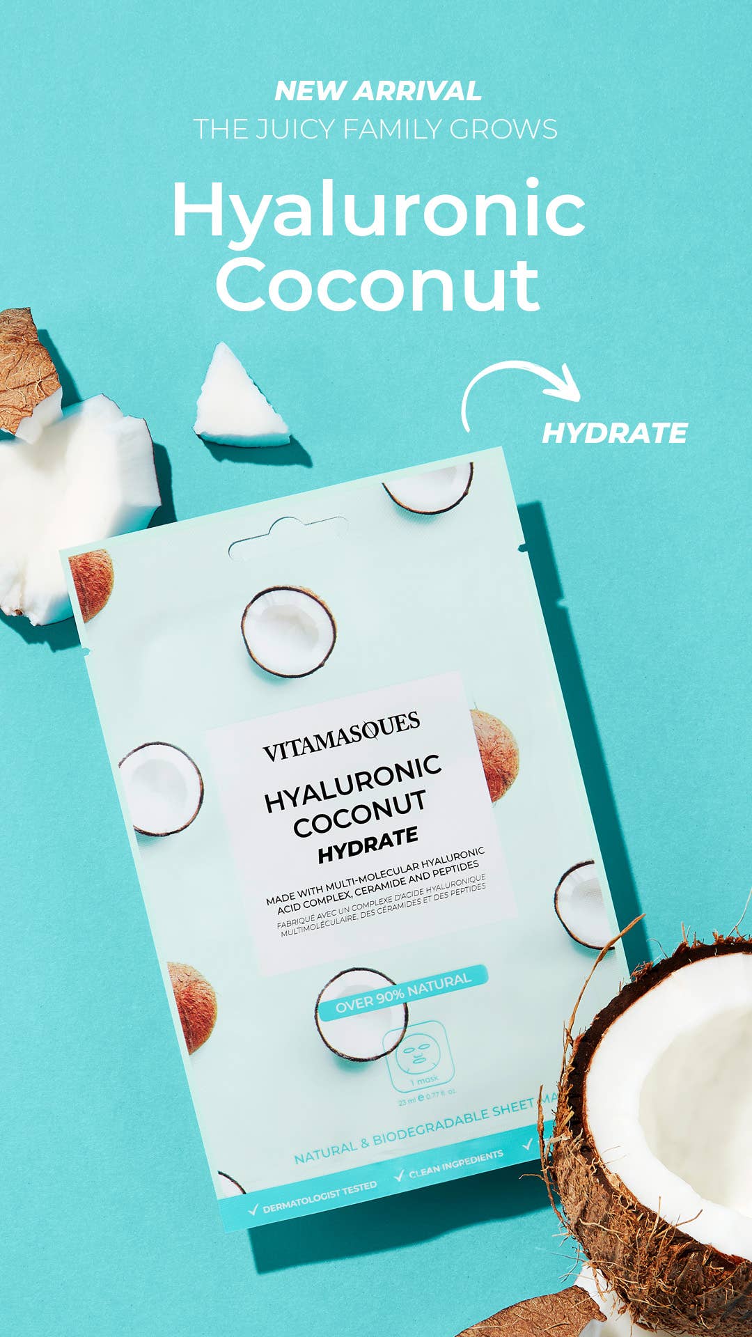 The Coconut Hydrating Face Sheet Mask