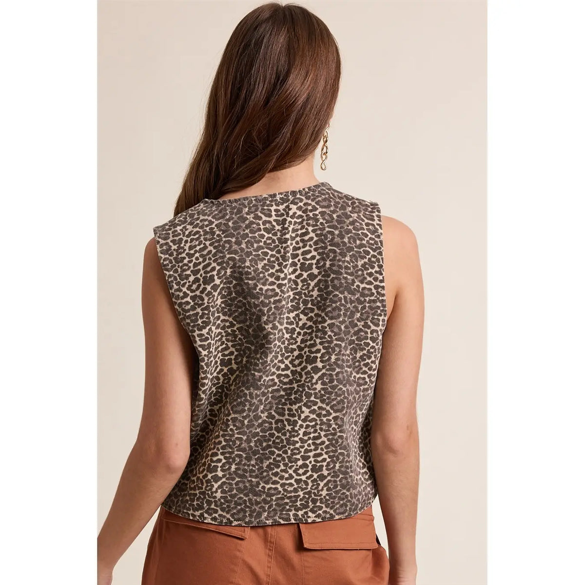 The Cloe Leopard Vest