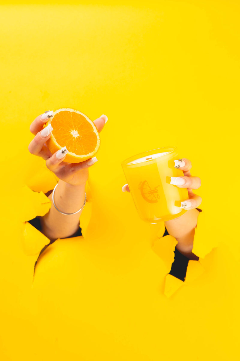 The Citrus Candle - Sweet Orange & Lemongrass