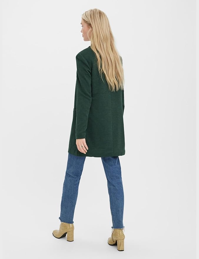 Vero Moda VMVERINA LONG - Blazer - pine grove/donkergroen Vero Moda VMVERINA LONG - Blazer - pine grove/donkergroen