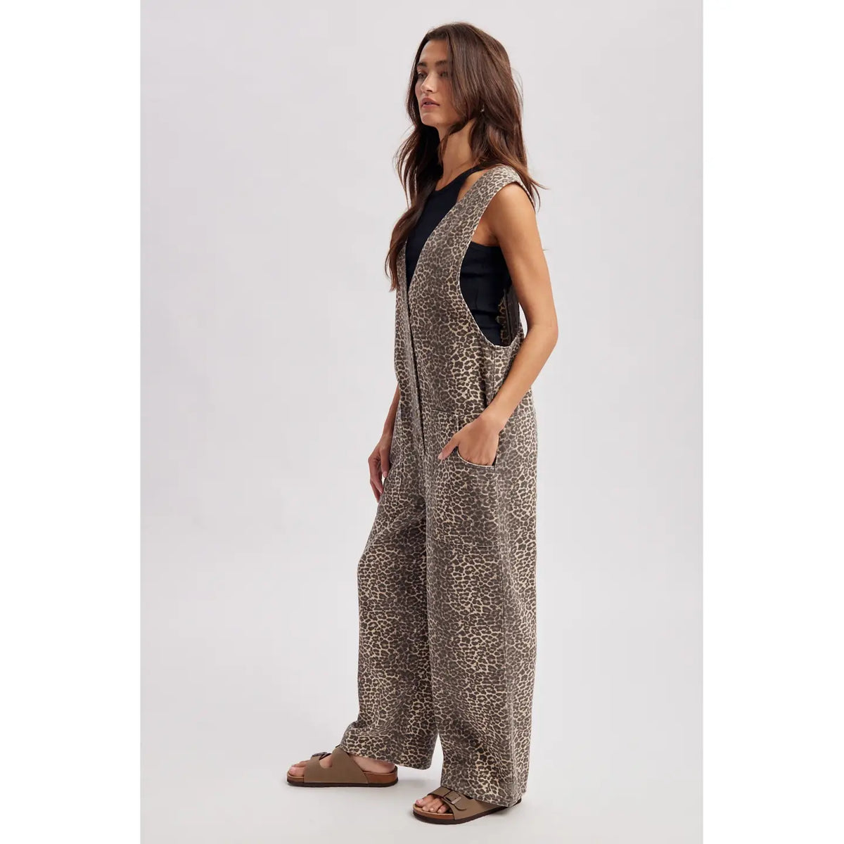 The Sasha Leopard Overall