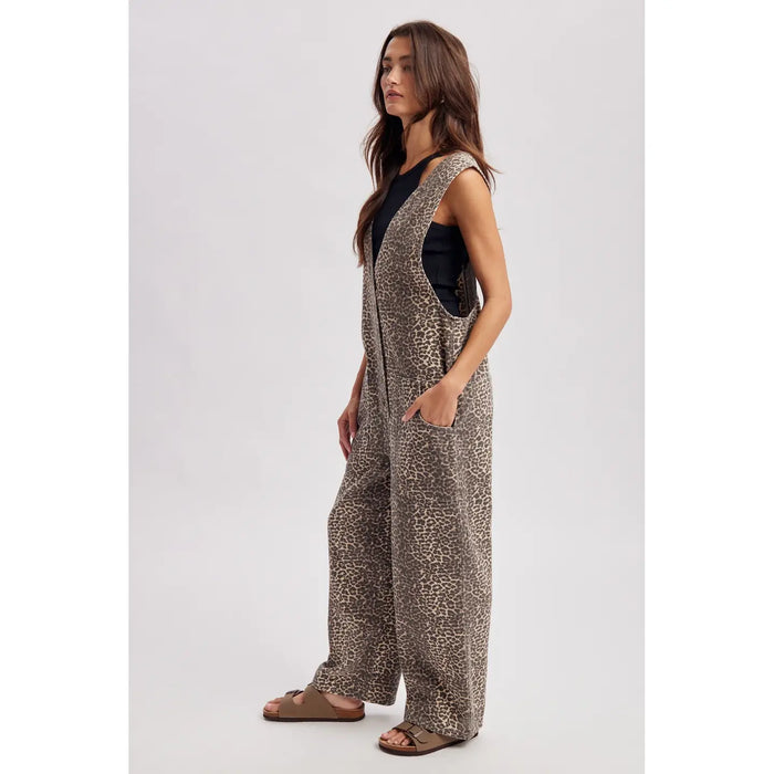 The Sasha Leopard Overall