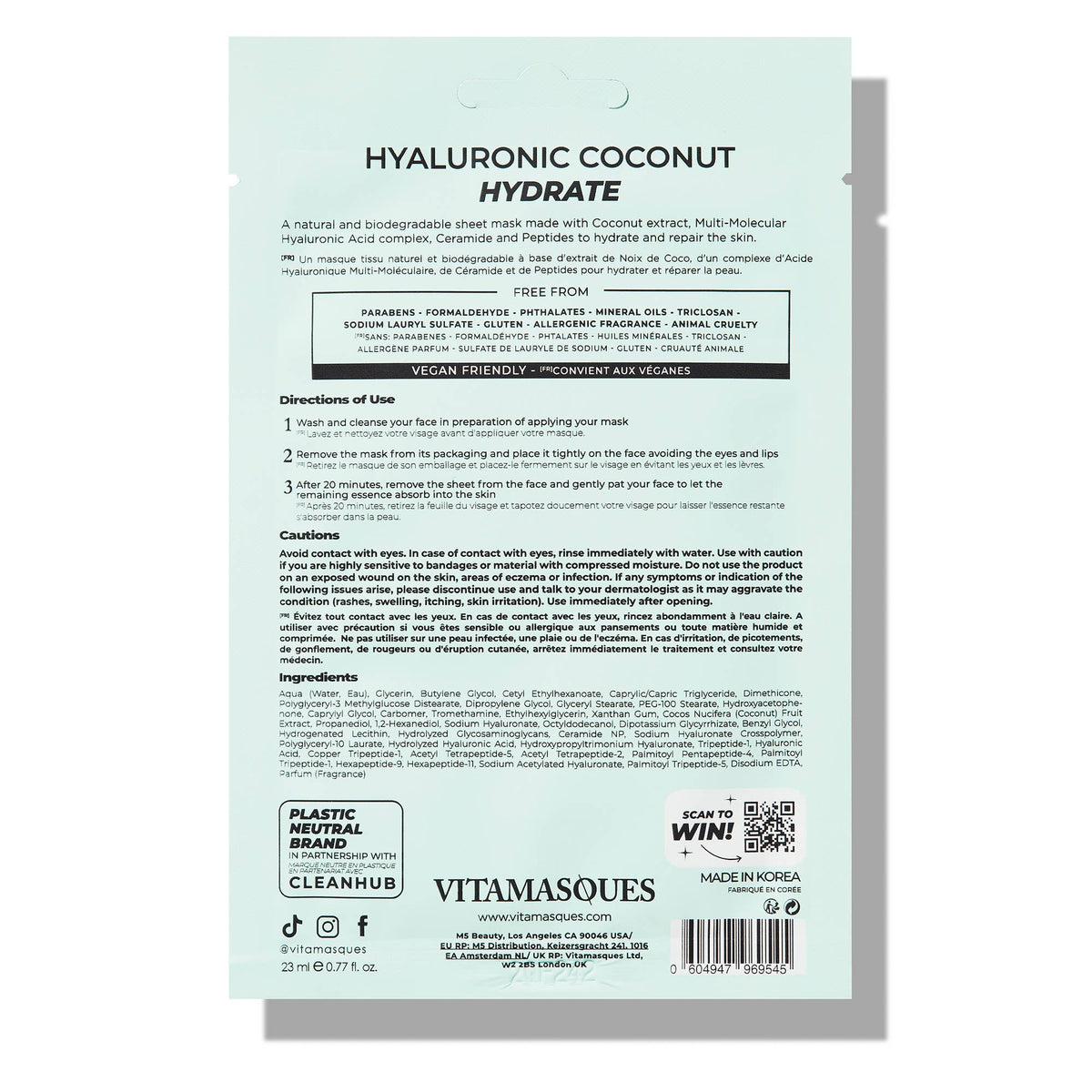 The Coconut Hydrating Face Sheet Mask