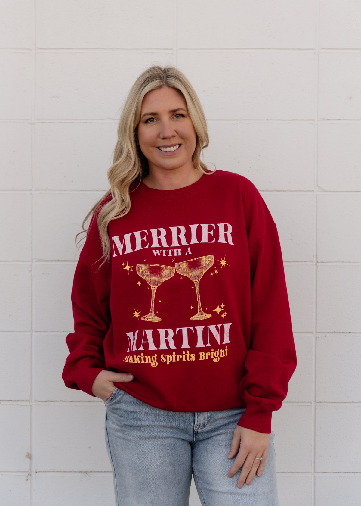 The Merrier Martini Crewneck