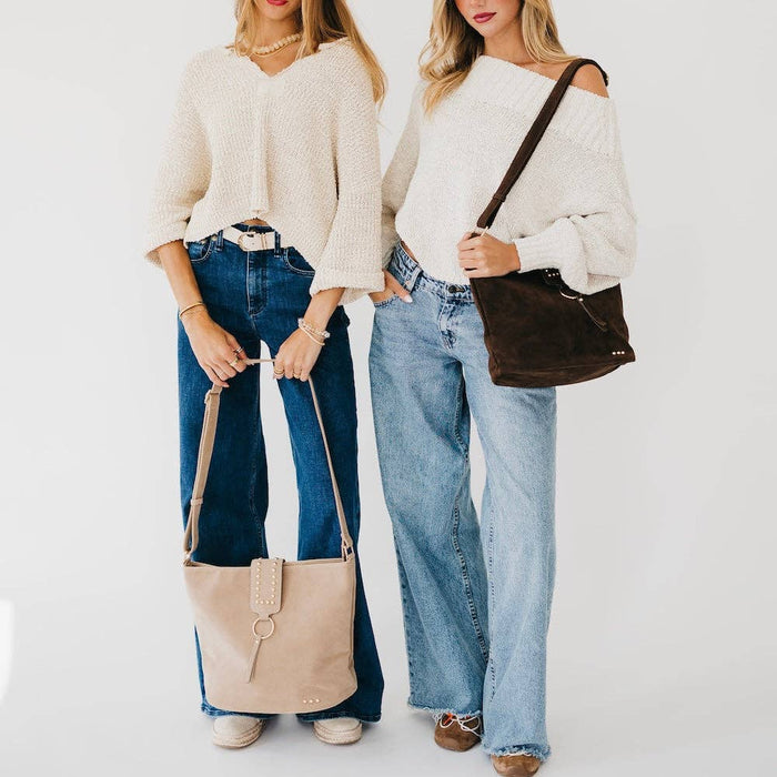 Rosemary Suede Bucket Bag
