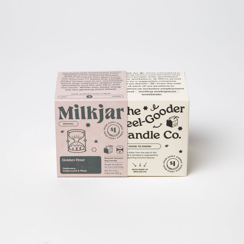 The Golden Hour Candle - Cashmere, Cedarwood