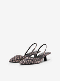 The Coco Leo Slingback Heel
