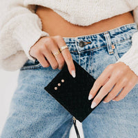 The Kat Suede Wallet