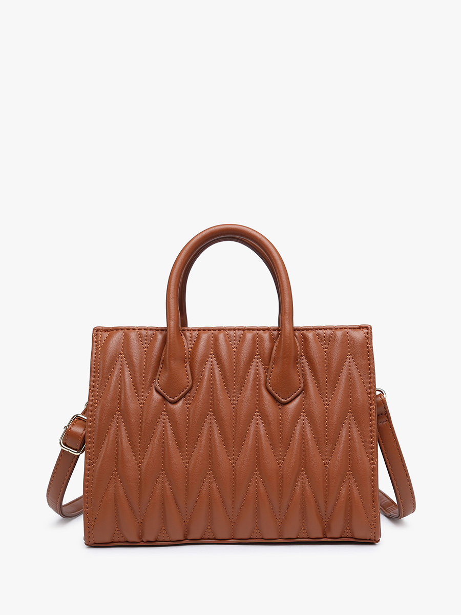 The Arbor Herringbone Satchel