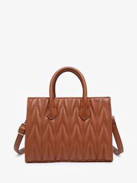 The Arbor Herringbone Satchel