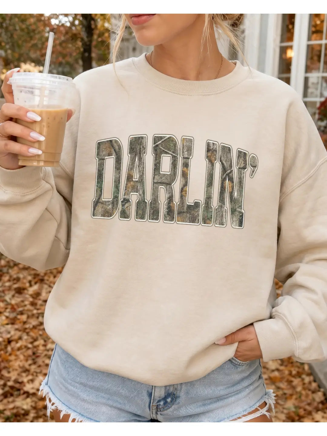 The Darlin Camo Classic Crew