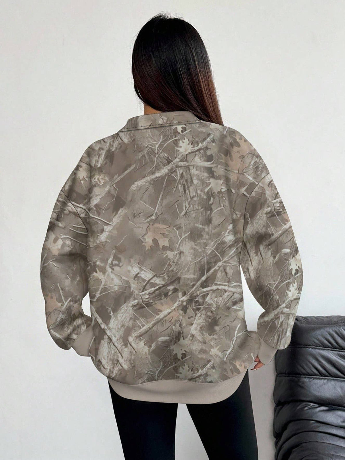 The Stacie Camo Quarter Zip