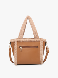 The Helsinki Sherpa Trim Satchel/Crossbody