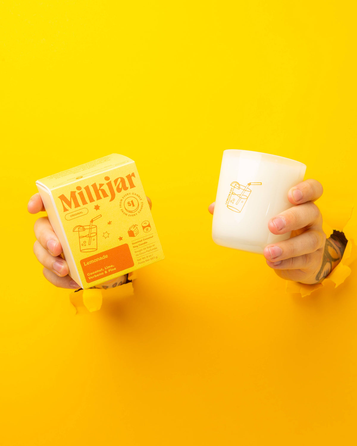 The Lemonade Candle - Coconut, Lime & Pine