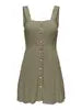 The Siesta Linen Open Back Dress