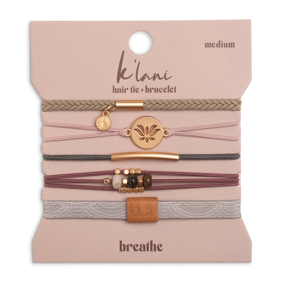 The Breathe Hair Tie Bracelet