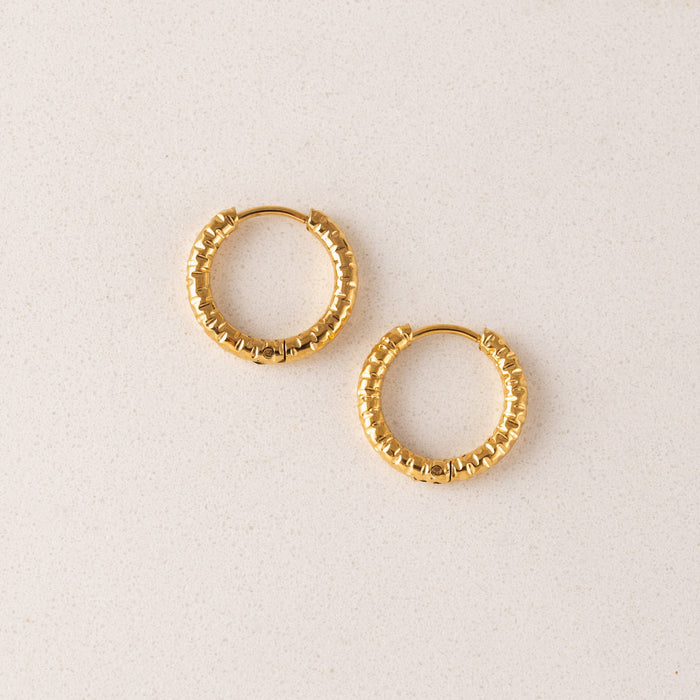 The Brit Hoop Earrings (Waterproof)