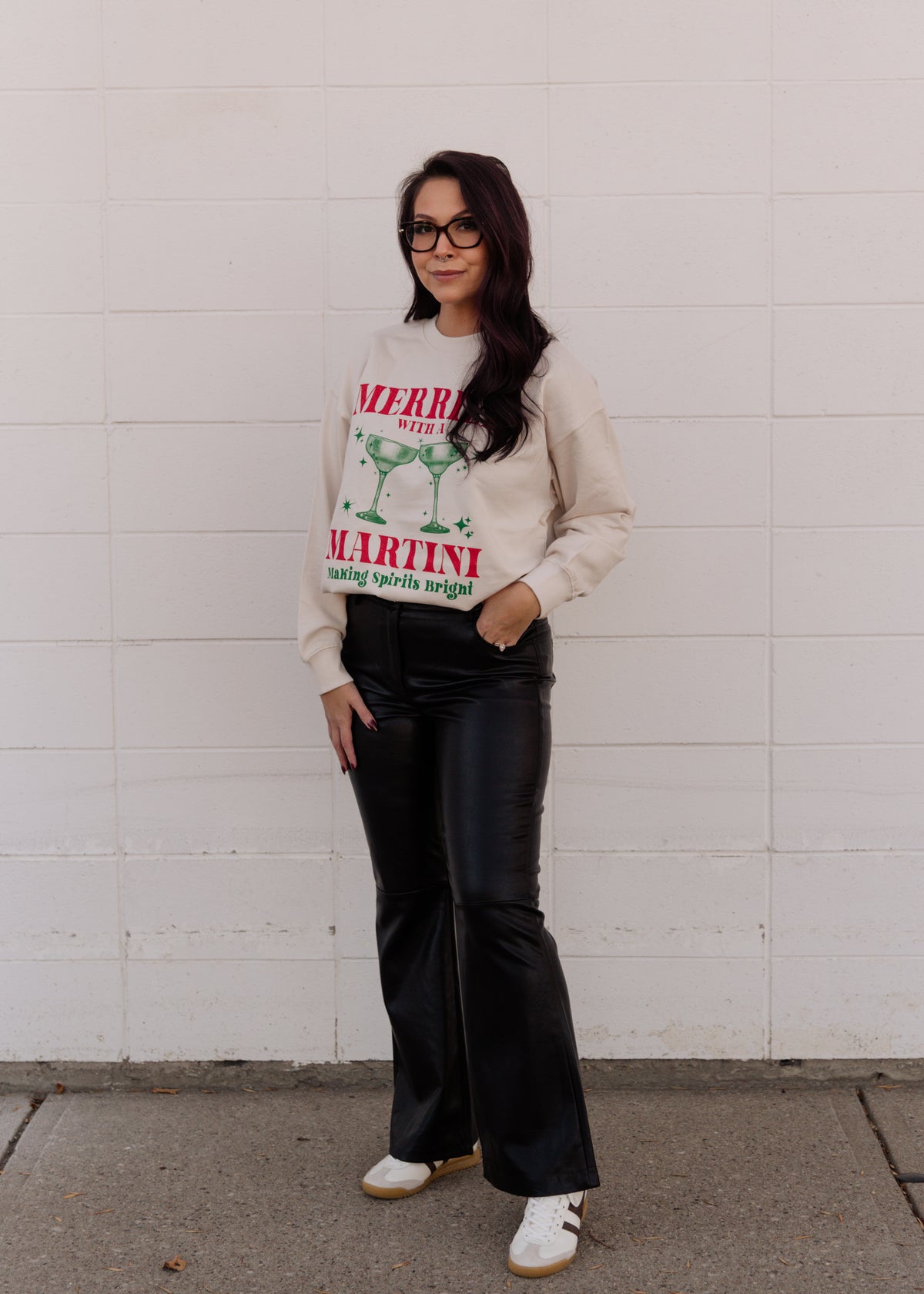 The Merrier Martini Crewneck