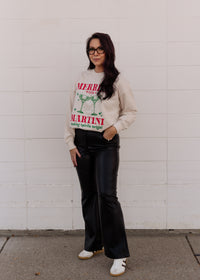 The Merrier Martini Crewneck