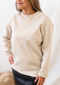 The Sylvie Asymmetrical Sweater