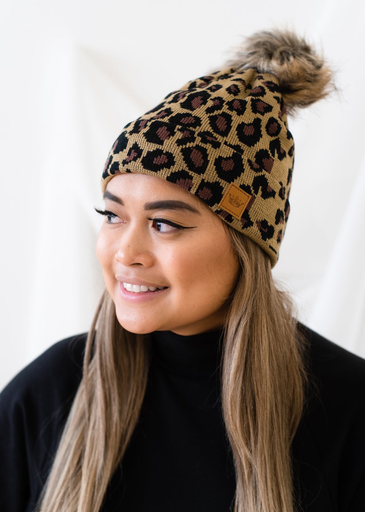 The Leopard Pom Hat