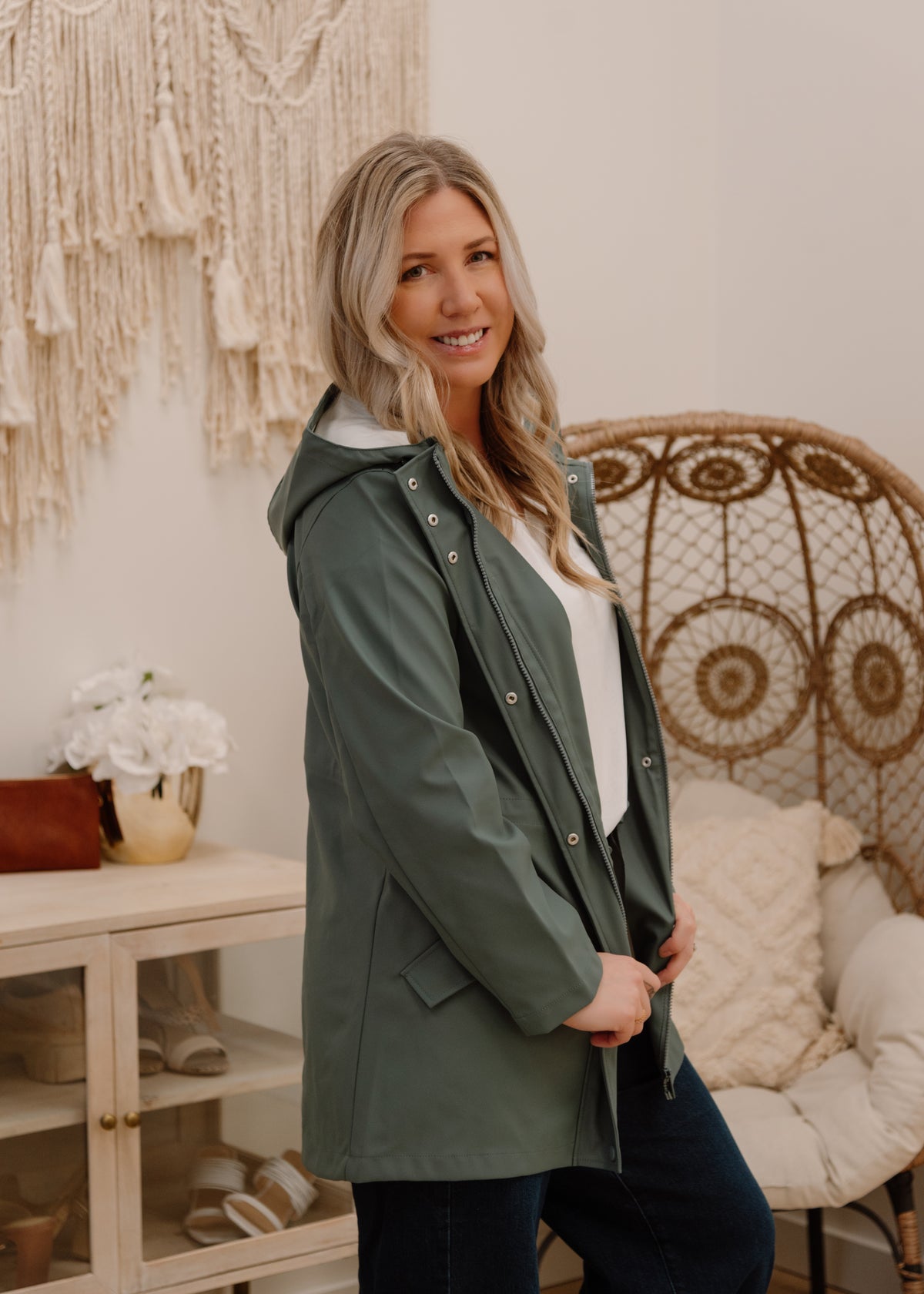 The Malou Coated Jacket