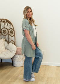 The Bumpy Short Shirt Dress