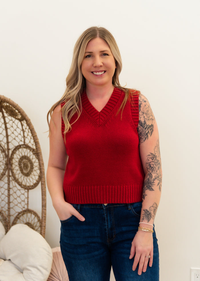 The Pippa Knit Vest