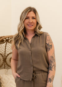 The Siesta Button Up Tank