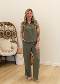 The Siesta Button Up Tank