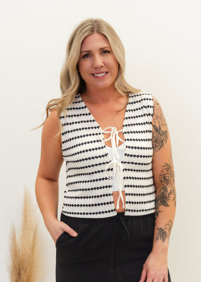 The Eva Tie Vest
