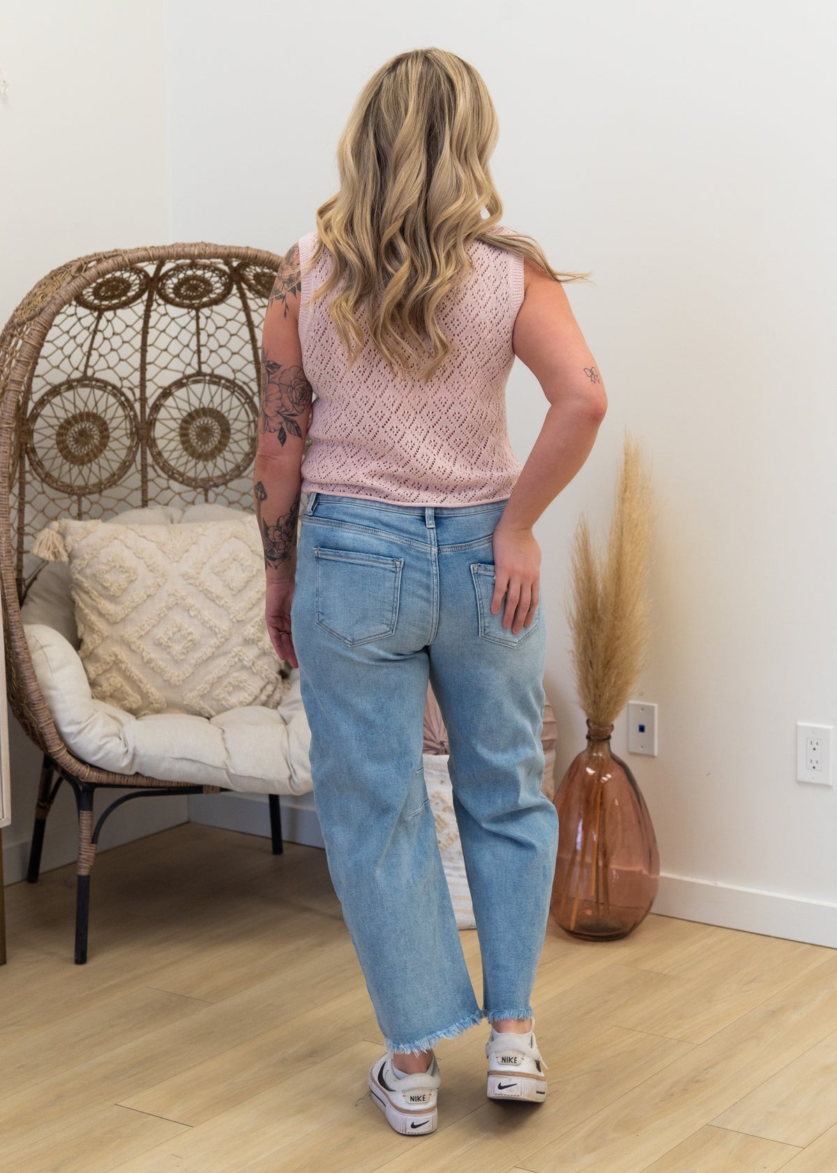 The Becca Barrel Jeans