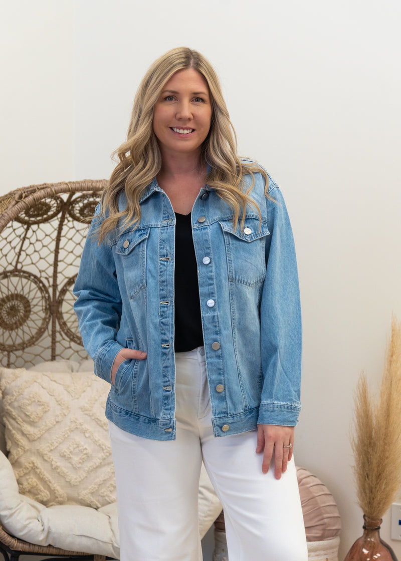The Ollie Oversized Denim Jacket
