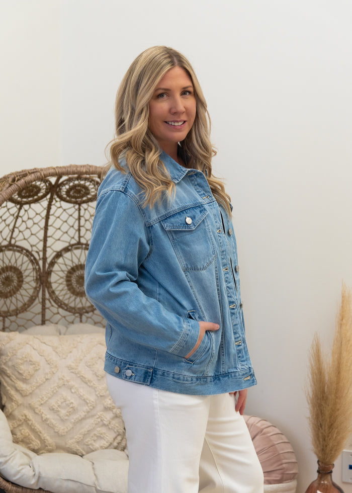The Ollie Oversized Denim Jacket