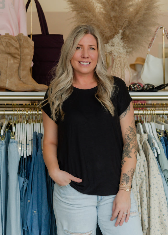The Ava Plain Tee
